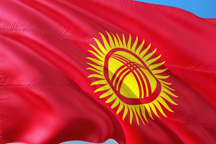 Кыргызстан. Флаг. Optimism.kz