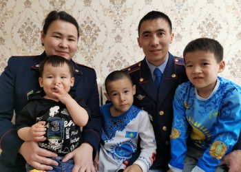 Супруги-полицейские из Петропавловска рассказали о своей семье