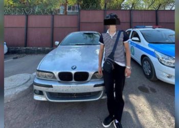 Авто, угнанное в Астане, задержали полицейские Балхаша