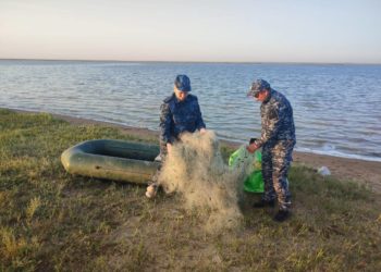 Более 3.5 км сетей изъяли полицейские в Акмолинской области