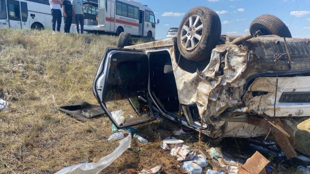 11 человек погибли в ДТП в Актюбинской области за один месяц