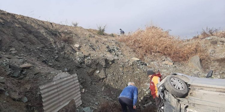 За помощь, оказанную в ДТП, россиянин поблагодарил карагандинских полицейских