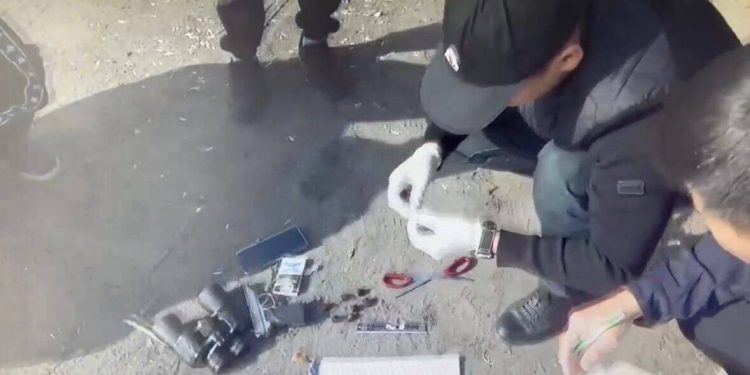86 свертка с психотропным веществом изъяли полицейские у закладчика в Балхаше