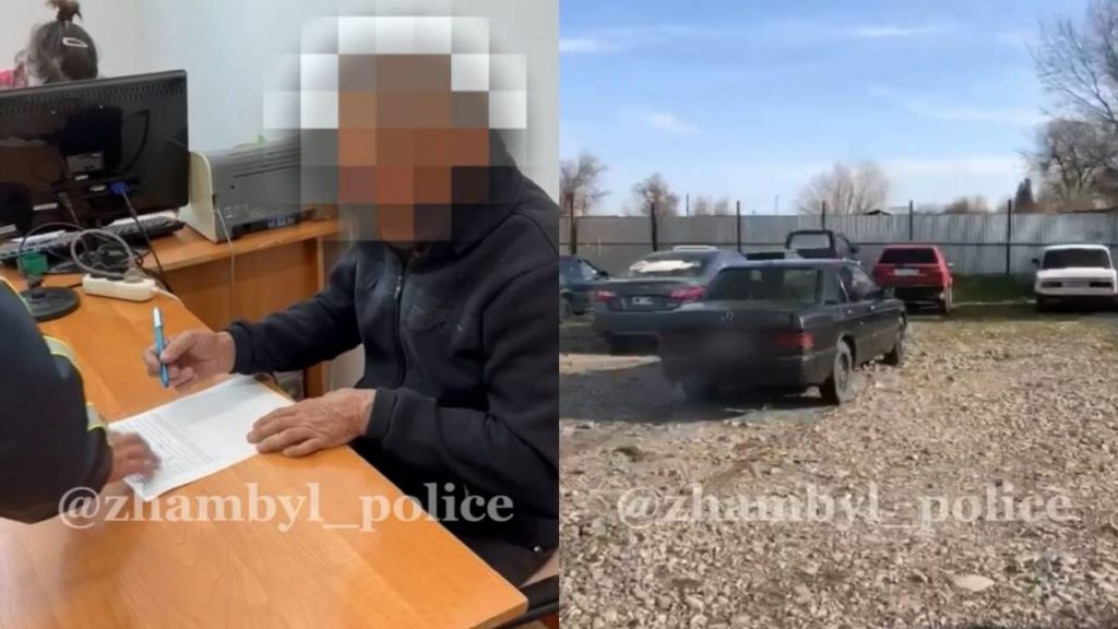 Пенсионер лишился водительских прав за пьяное вождение в Жамбылской области