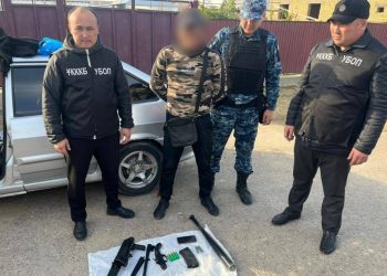 Полицейские изъяли оружие и патроны у жителя Туркестанской области