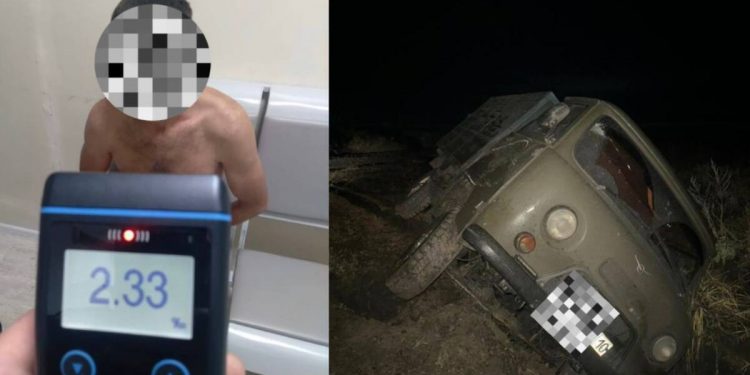 Пьяный водитель стрелял из ружья по полицейским в Костанайской области
