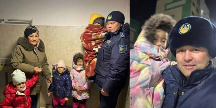 Бабушке с четырьмя внуками помогла полиция в Алматы