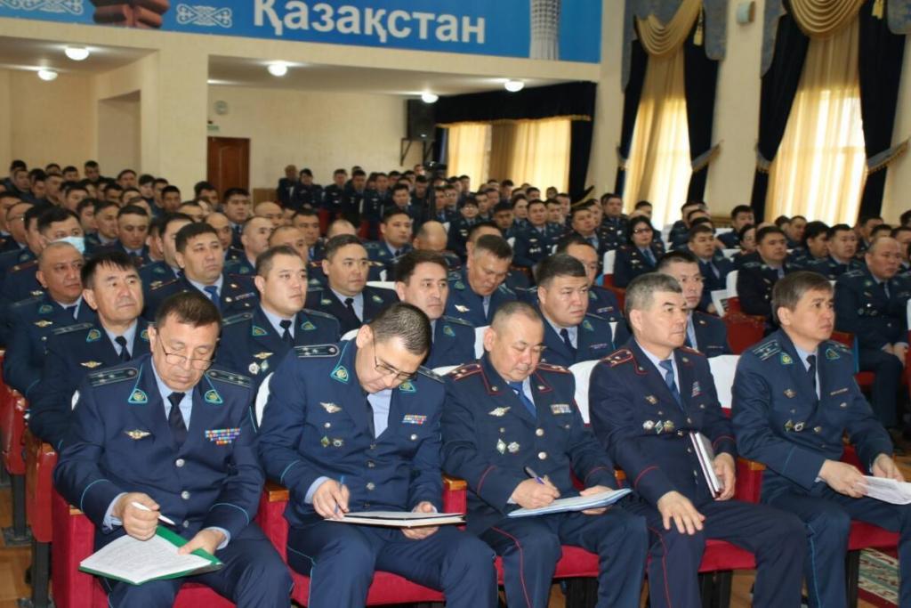 Итоги работы за первый квартал подвел главный полицейский Кызылординской области