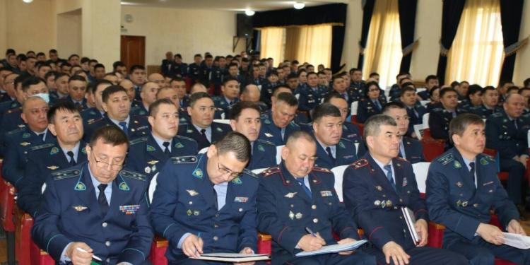 Итоги работы за первый квартал подвел главный полицейский Кызылординской области