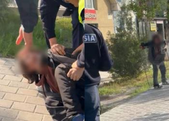 Туркестанские полицейские спасли мужчину от трагического случая