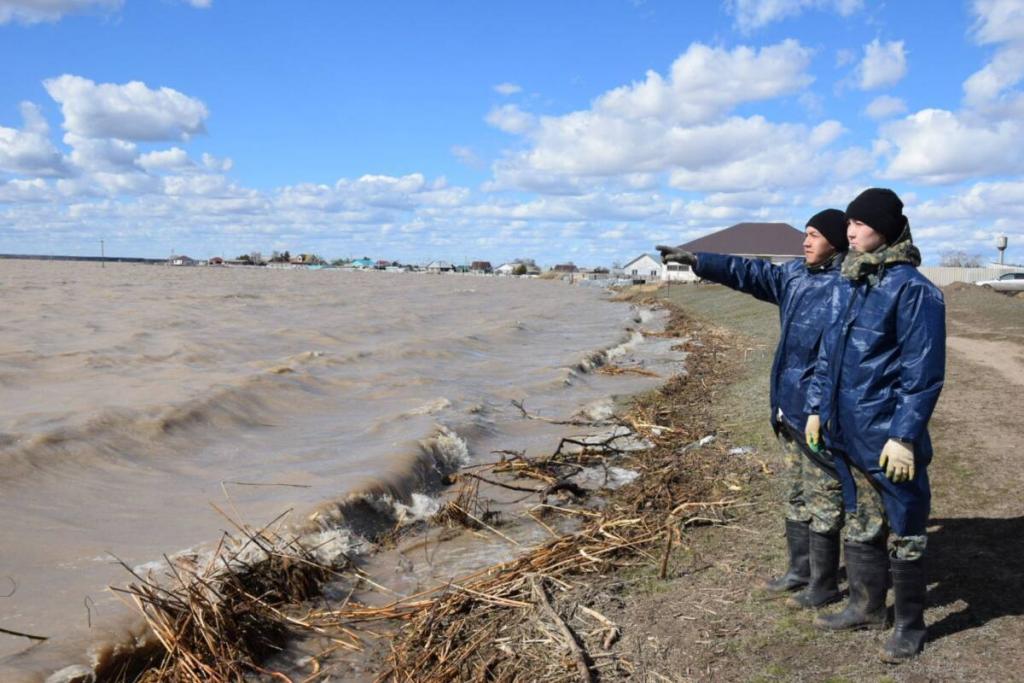 Курсанты Нацгвардии защитили станцию питьевого водоснабжения города Петропавловска