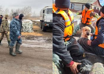 Маломобильная сельчанка поблагодарила полицейских за работу в период паводка в СКО
