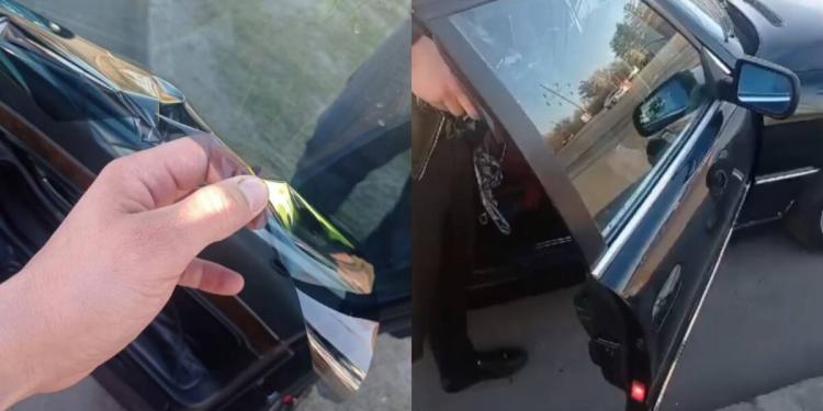 Павлодарского водителя оштрафовали за тонированные стекла