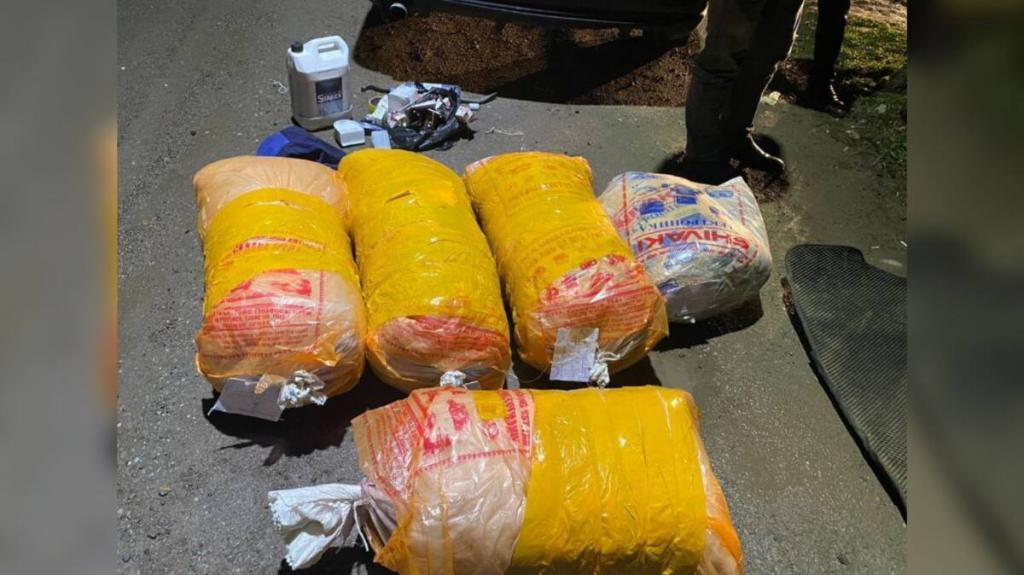Пять мешков с наркотиками изъяли у шымкентца в Туркестанской области