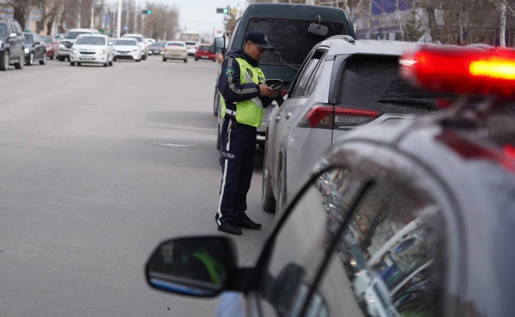 Свыше 35 тысяч нарушений ПДД зафиксировала полиция в Костанайской области