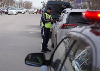 Свыше 35 тысяч нарушений ПДД зафиксировала полиция в Костанайской области