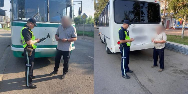 119 водителей автобусов привлечены к ответственности в Павлодарской области