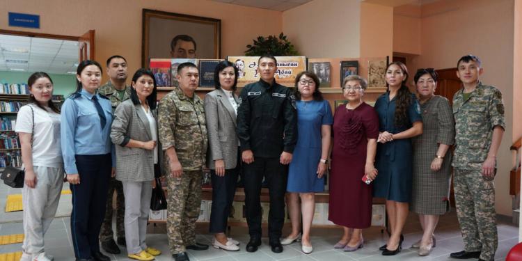 Полицейские стали гостями литературного вечера “Абай – ұлы тұлға” в СКО