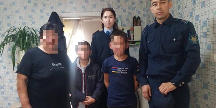 Полицейские вернули родителям пропавших детей в области Абай