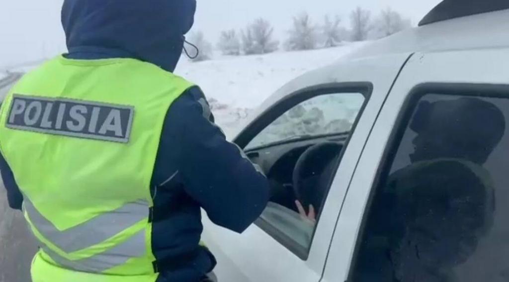 Об ухудшении погодных условий сообщают полицейские в Актюбинской области