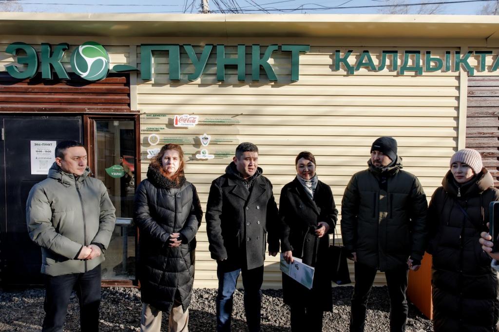 a group of people standing in front of a building