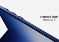 Смартфон Samsung Galaxy Z Flip7 в сложенном виде с двойной камерой и функциями Galaxy AI